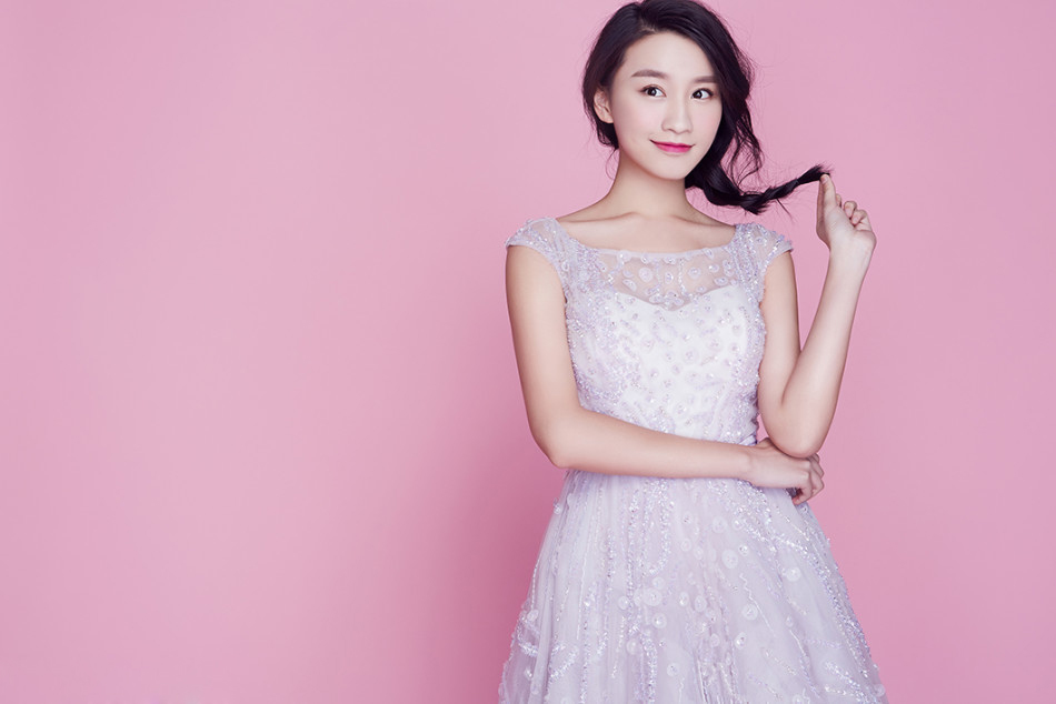 马歌粉色公主系写真尽显清纯娇俏(4)