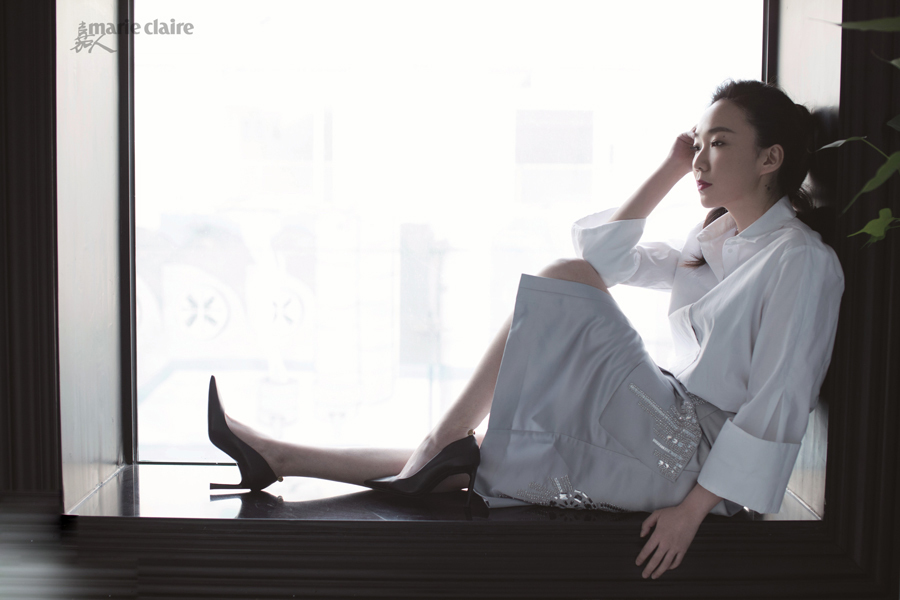 马薇薇尽显知性文雅时尚大片写真(5)