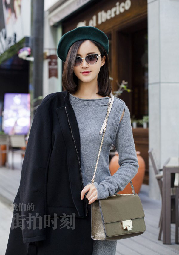 张歆艺御姐风尚性感霸气秀美腿(6)