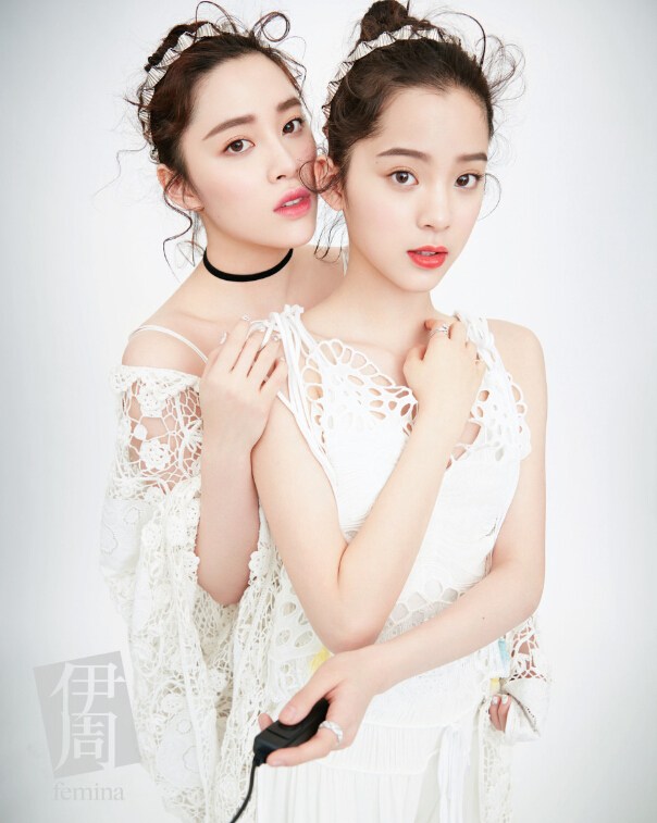 欧阳娜娜三姐妹拍写真青春活力(3)