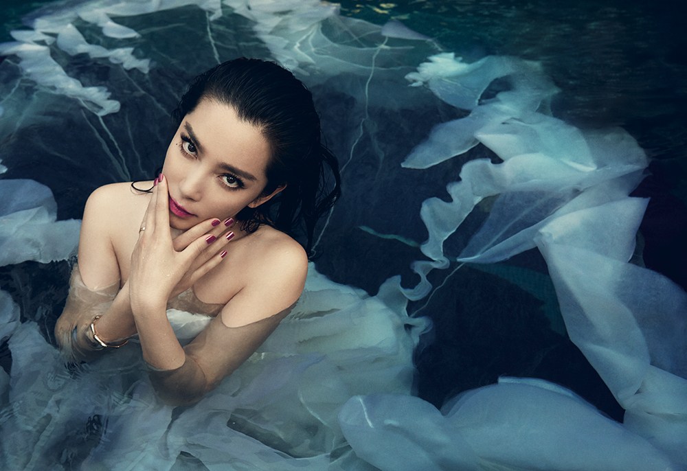 李冰冰水下性感妖艳写真(4)