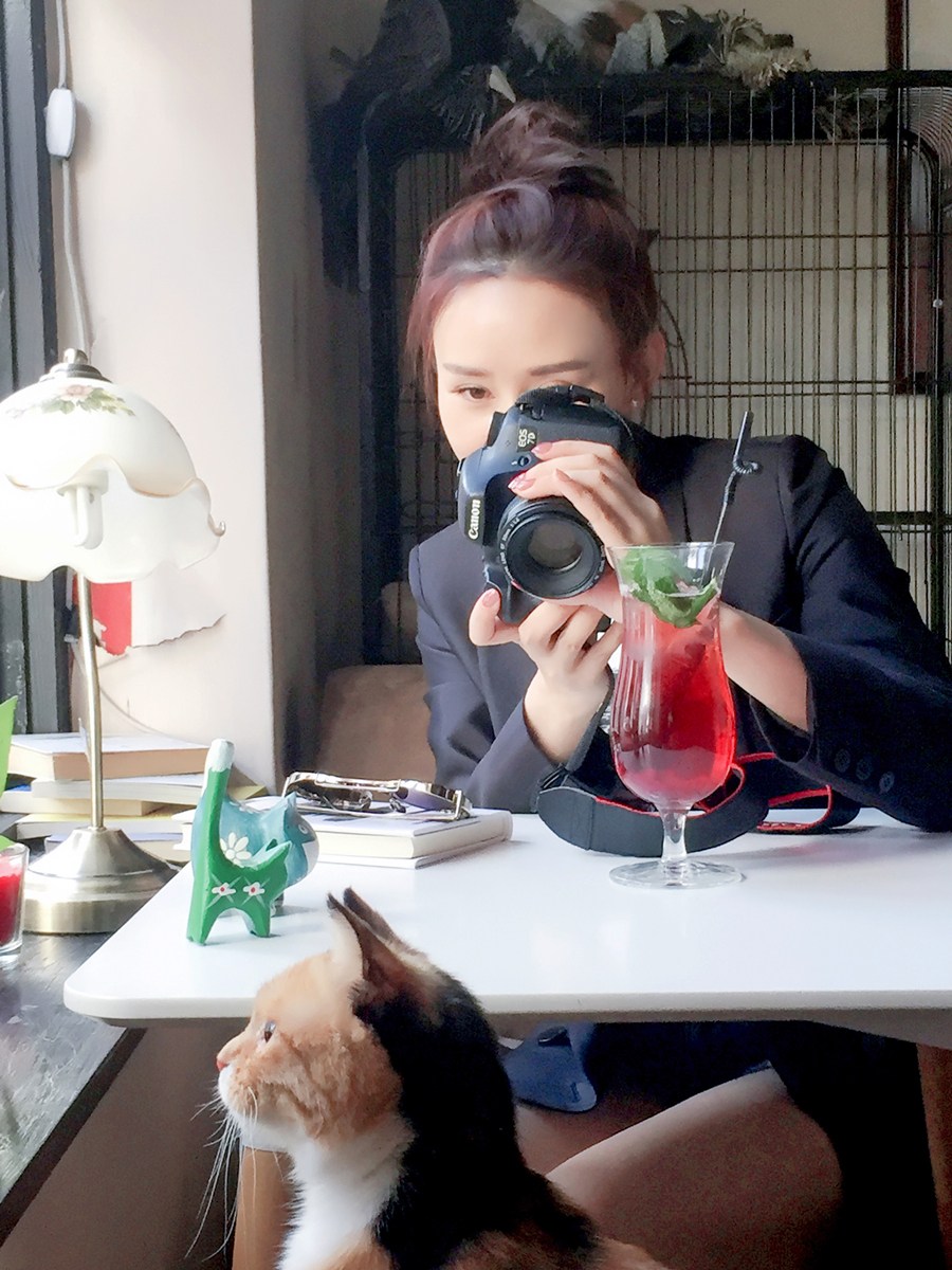 胡静摄影模特竟是小萌猫甜心萌美(6)