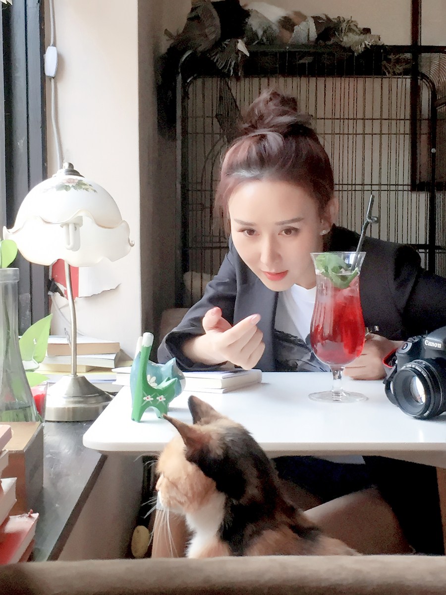 胡静摄影模特竟是小萌猫甜心萌美(5)
