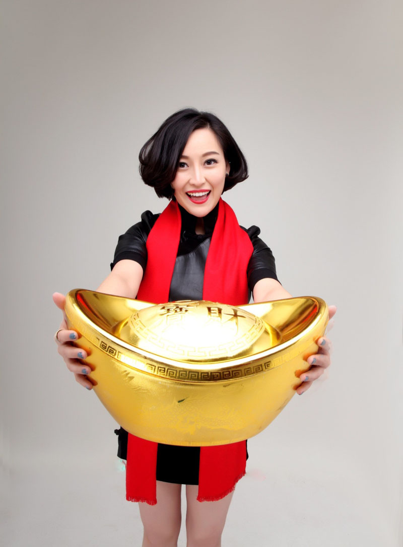陈诗妮喜庆猴年贺岁写真(3)