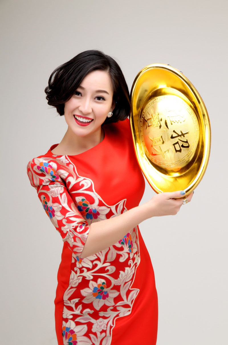 陈诗妮喜庆猴年贺岁写真(4)