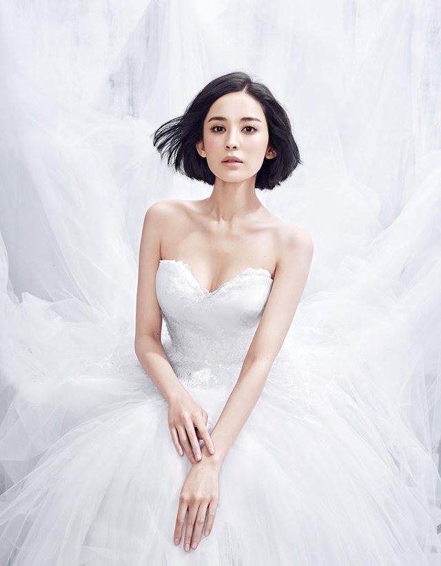 女神古力娜扎唯美婚纱写真(2)