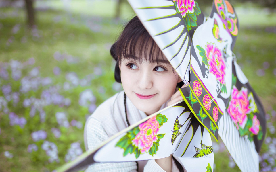 甜美女星郑合惠子古风魅力写真(3)