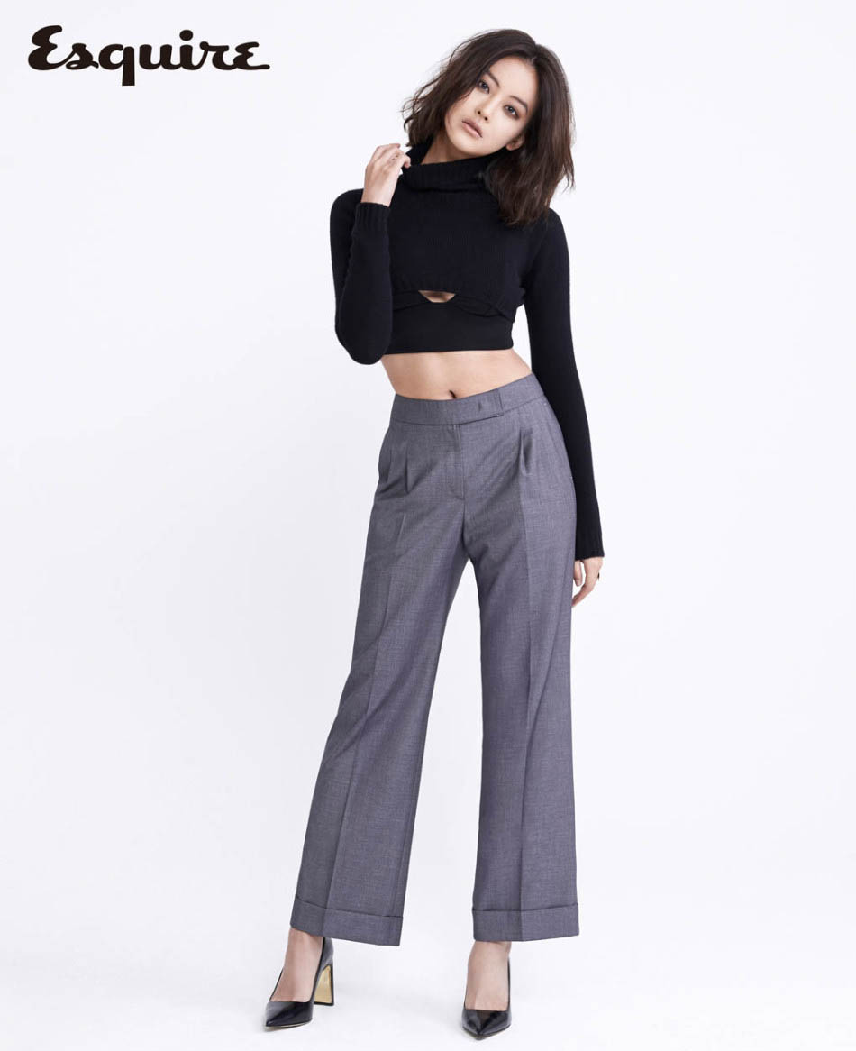 韩国女艺人吴涟序时尚杂志魅力写真(3)
