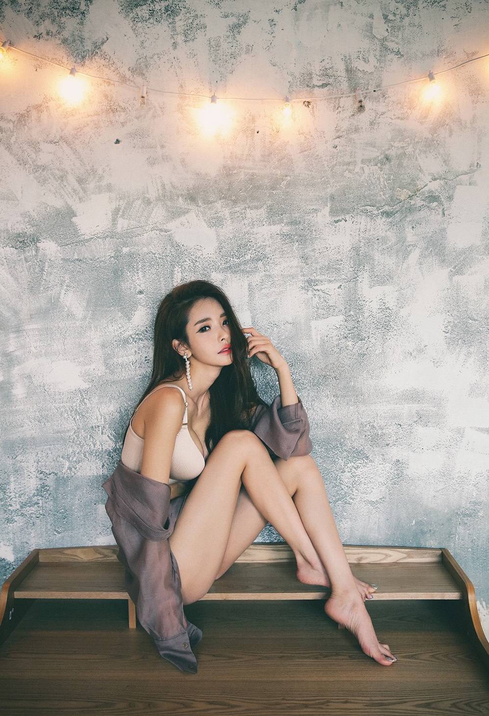 好身材风情美胸美女私房内衣写真(8)