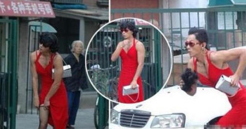 邓超领衔扮女装毁三观的十大男星(2)