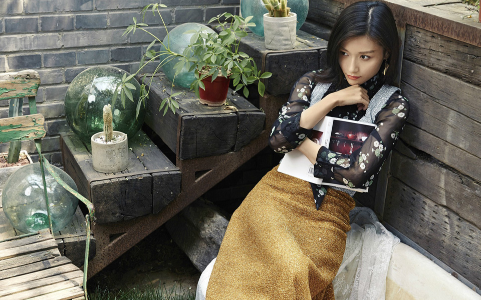 气质女星田原时尚杂志写真集