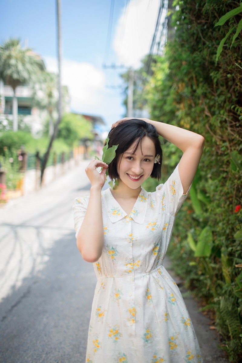 练束梅曝青春活力少女风写真(2)