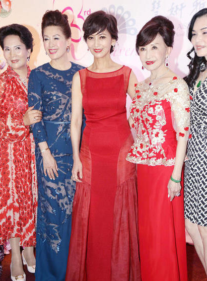 历届港姐聚会：朱玲玲赵雅芝完胜老中青三代美女(9)