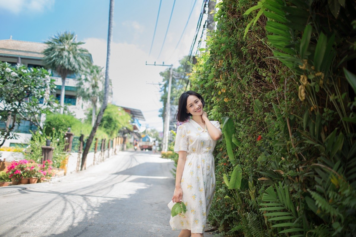 练束梅曝青春活力少女风写真(7)