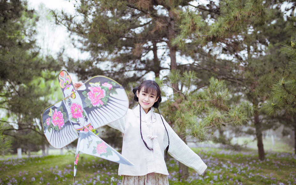 甜美女星郑合惠子古风魅力写真(2)