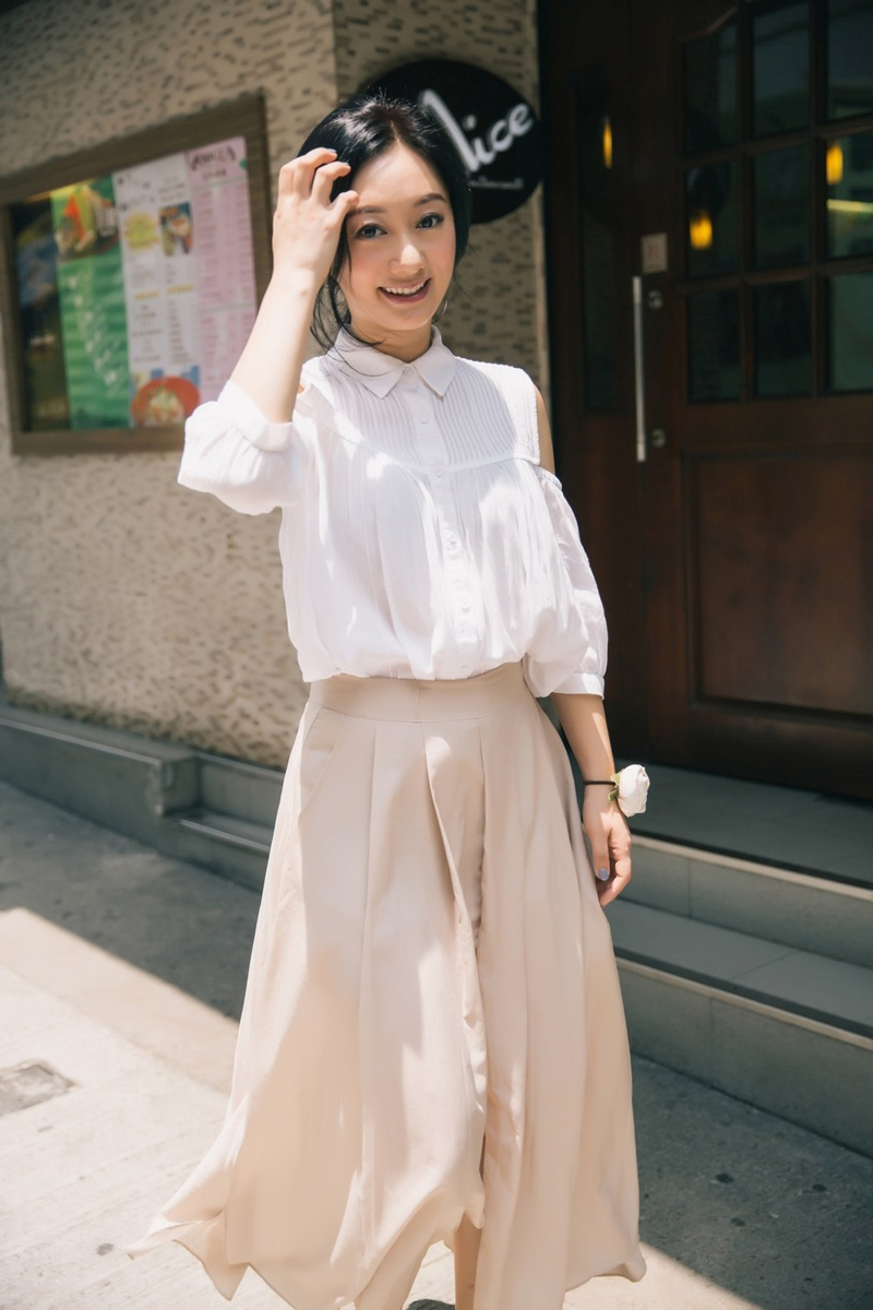 原子霏夏日清新最新街拍大片