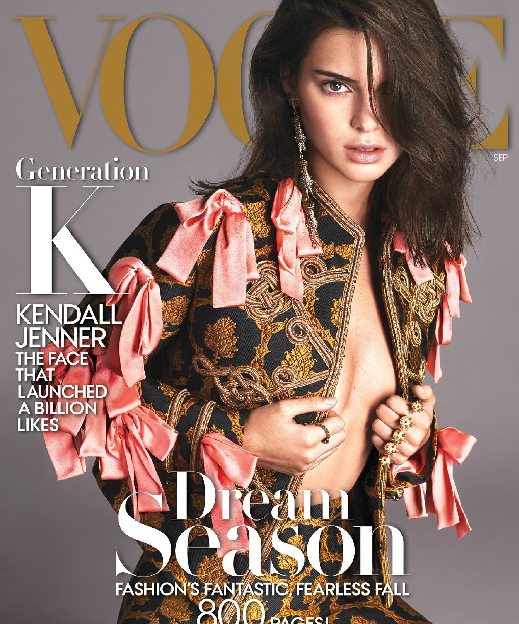 Kendall Jenner登上分量最重的美国版Vogue九月刊封面(4)