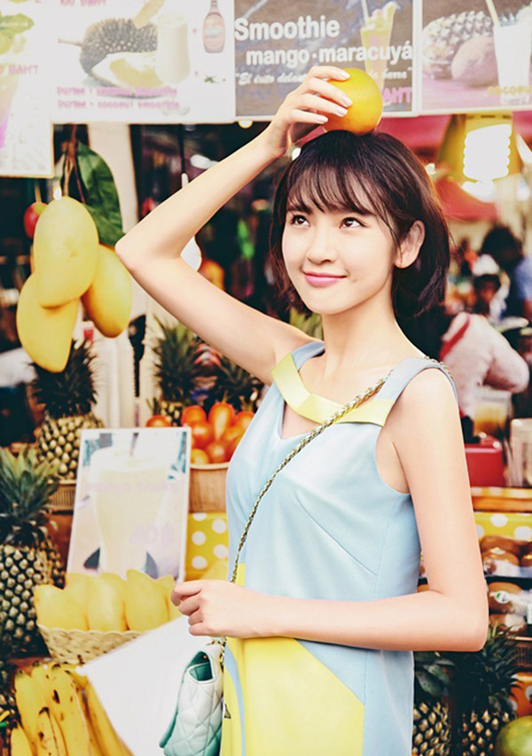 唐艺昕鬼马写真惹人爱甜美可爱(6)