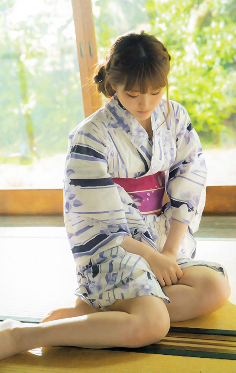 甜美可爱小苹果松村沙友理和服写真(3)