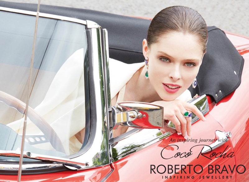 Coco Rocha香车美女耀眼珠宝写真(7)