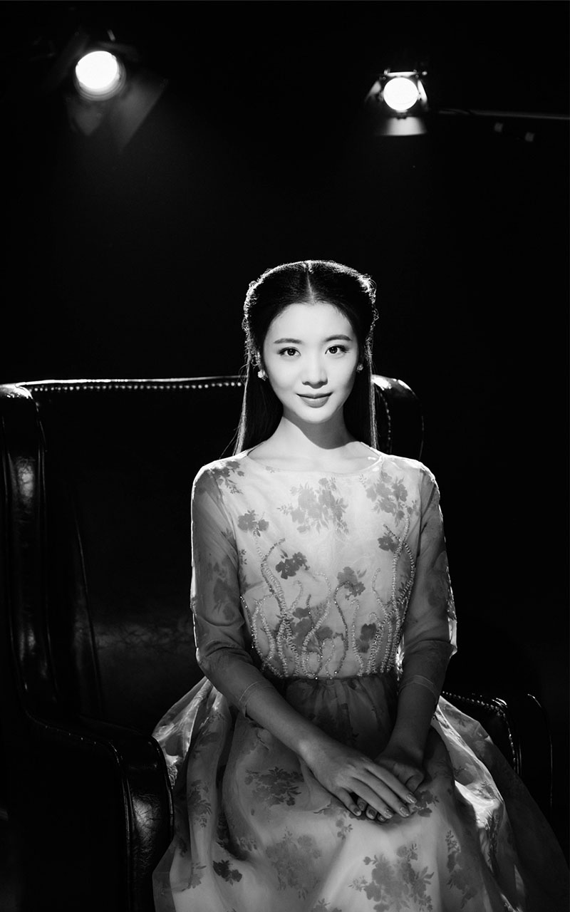 清纯女星彭豆豆黑白文艺大片(3)