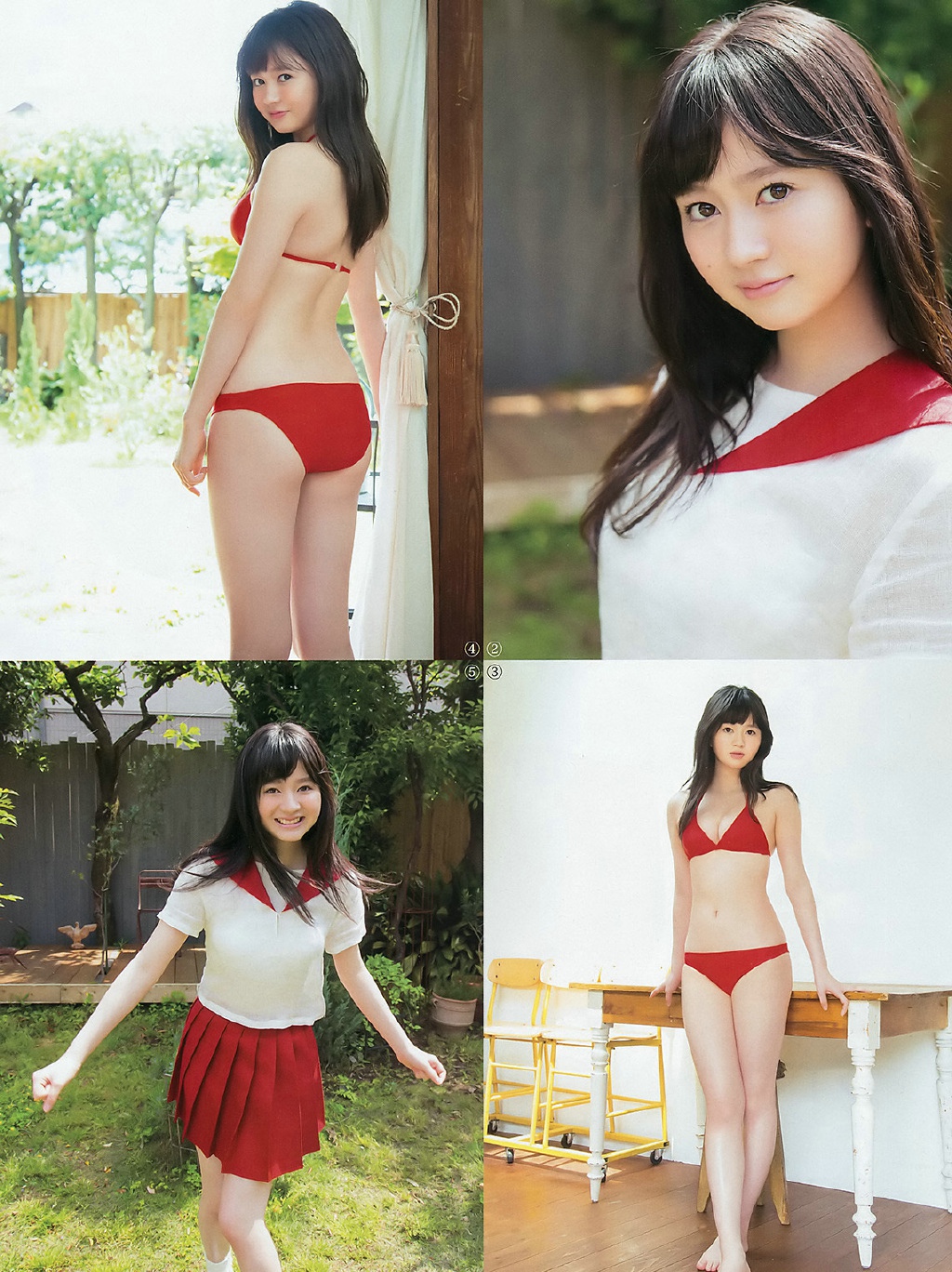 日本女星江龙裕奈夏日泳装写真(6)