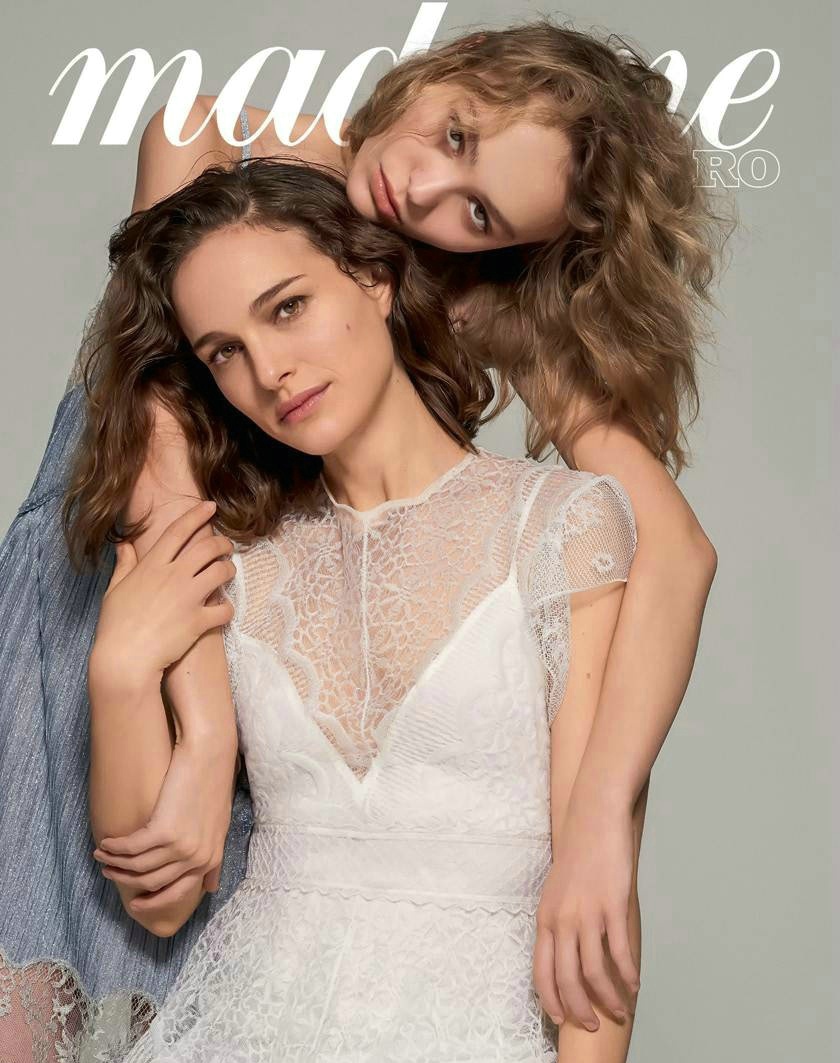 Natalie Portman携手Lily-Rose Depp演绎时尚大片