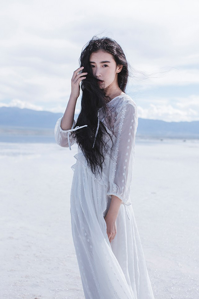 美女女神张辛苑白鸟唯美知性写真(4)