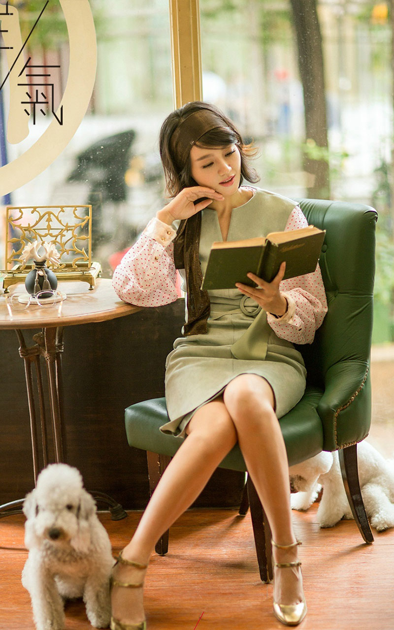 朱丹复古摩登女郎自带风情万种写真(6)