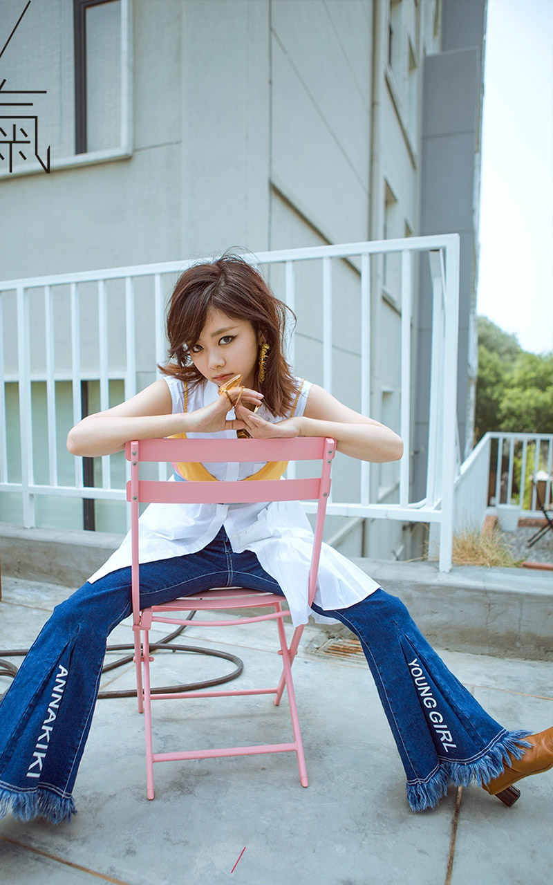 时尚小女人谭松韵复古造型写真(3)